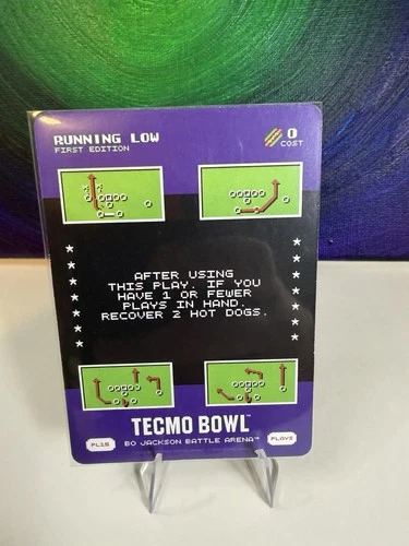 Bo Jackson Battle Arena Running Low PL15 SSP Tecmo Bowl