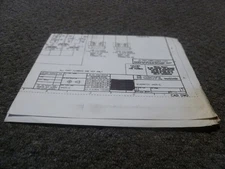 Grove Manlift AMZ51E Boom Lift Electrical Wiring Diagram Schematic Manual Sheet