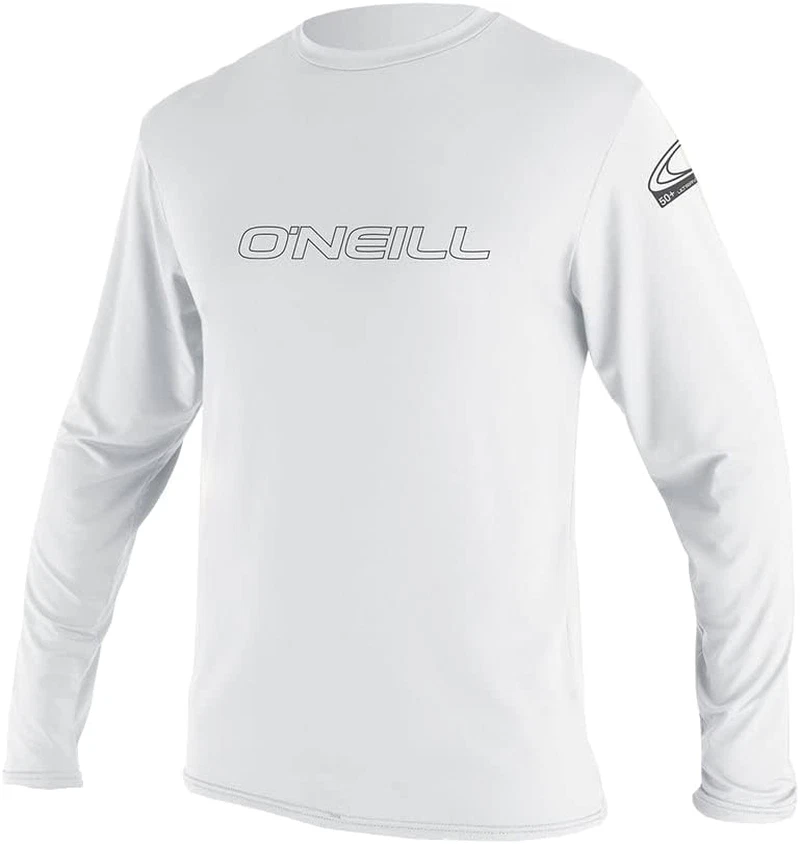 Men’S Basic Skins Long Sleeve Sun Shirt, UPF 50+ Sun and Rash Protection for Sur