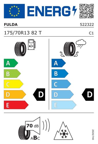 WINTERREIFEN FULDA 175/70 R13 82T KRISTALL MONTERO 3 - Bild 2 von 5