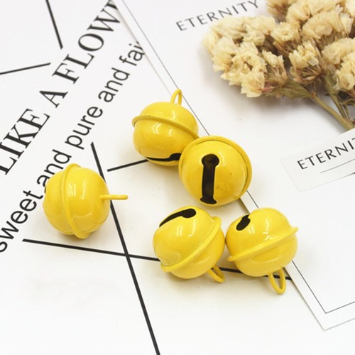 30PCS 22mm Jingle Bell Metal Round Mini Bells Jewelry Ornaments Decor Pendants - Picture 6 of 12