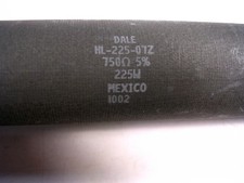 DALE HLT WW POWER RESISTOR 225 WATTS 1K OHMS Chassis Mount USED