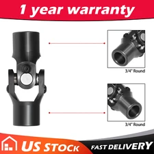 3/4" Round x 3/4" Round Single Universal Steering U Joint New