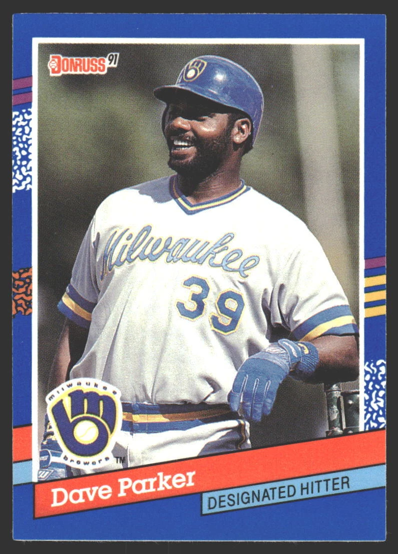 Dave Parker #142a 1991 Donruss Milwaukee Brewers