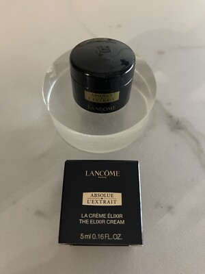 LANCÔME PARIS ABSOLUE L'EXTRAIT THE ELIXIR CREAM Sample 5ml.0.16fl.Oz.