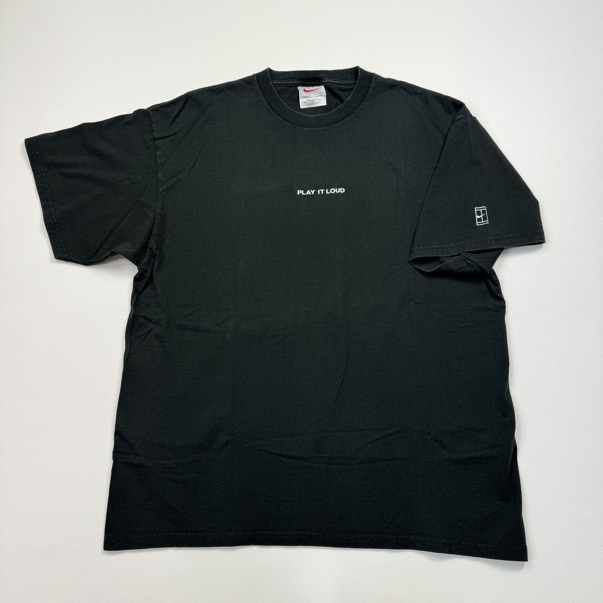 VTG 90's Nike Tennis “Play It Loud” Short Sleeve T-Shirt