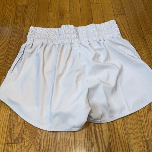 Nike Dri Fit Loose Fit Womens Training Shorts Wide Band Brief Lined XL - Picture 3 of 4