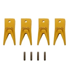 X156WTL Twin Tiger Rock Bucket Teeth/Tooth with P156 Roll Pins - 4 Pack