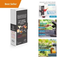 Bartesian Cocktail Machine Capsules - Classic Collection - 6 Pack - Margarita, C