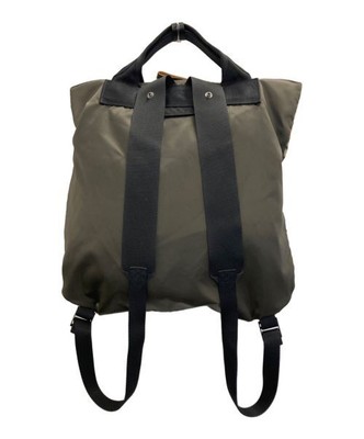 Marni 2Way Helmet Bag Modern Abstract Beige/Black/Orange Durable 