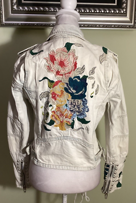 Veste Jean Brodée Bohème - Olympe Bohème
