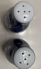 Pier 1 Imports Mandarin Blue & White Salt & Pepper Shakers Set Porcelain 3 1/2” — photo 5