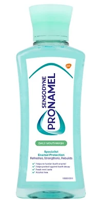 Sensodyne Pronamel Daily Enamel Care Mouthwash 250ml x 8 for Sensitive Teeth