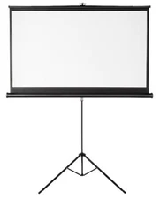 Insignia™ - 75" Tripod Projector Screen - Black/White