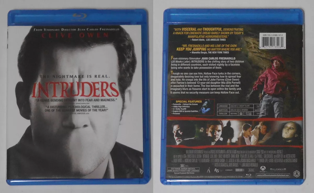 Intruders movie - Clive Owen - U.S. blu ray