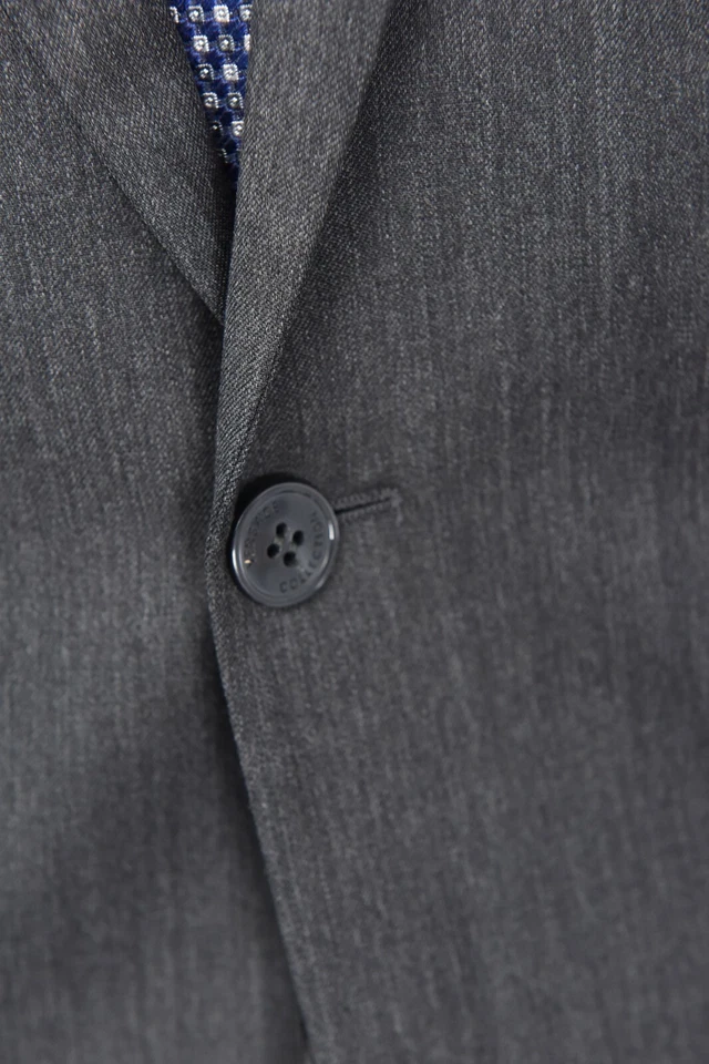 NWT VERSACE COLLECTION Gray Wool Slim 2 Btn Suit 42 R (EU 52) Drop 8 fits 40 R - Image 3 of 4