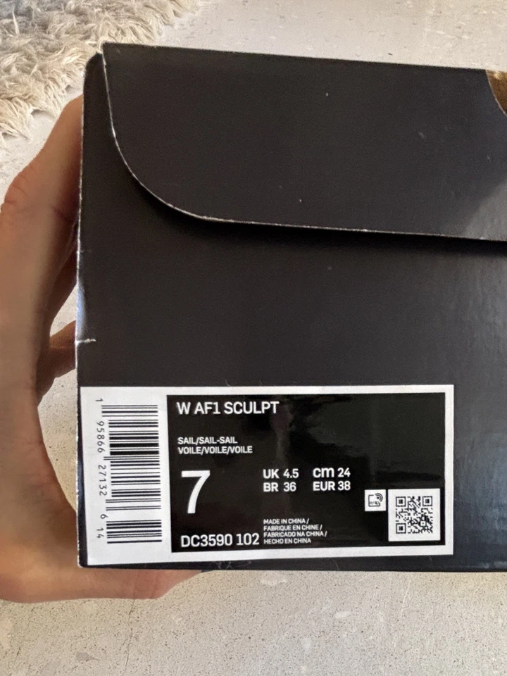 Size 7 - Nike Air Force 1 Sculpt High Sail W - Image 4 of 4