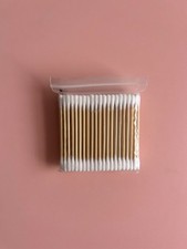 Wooden Cotton Swabs - 100 Pieces - Double Sided - Free shipping