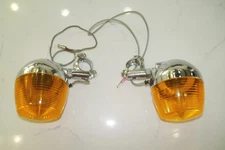 1968-73 Yamaha Enduro Front Turn Signals Indicator Flasher Blinkers DT1 RT1 CT1