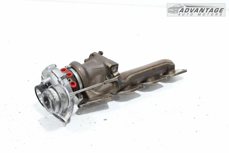 2013-2014 MERCEDES BENZ GL450 4.7L V8 RIGHT TURBOCHARGER & EXHAUST MANIFOLD OEM - Image 2 of 4