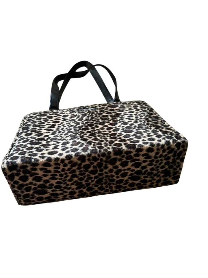 Bolso de Mano Kate Spade Vintage Estampado Animal Difuso Rojo Interior Cierre con Solapa LEER Foto 2 de 4