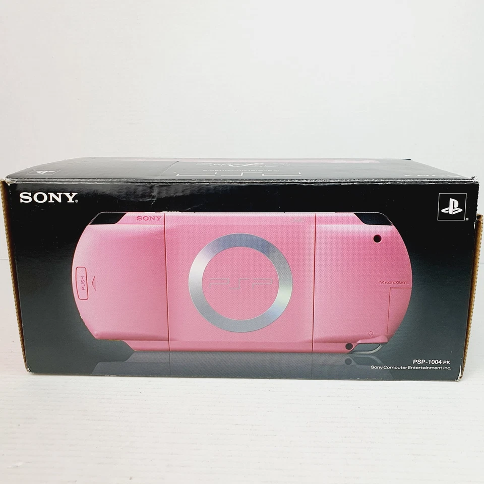 PSP-1004 Pink Rosa Completa Bundle UMD P!NK Sony PlayStation Portable Rara, foto 3 di 5