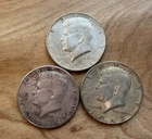 1964 Kennedy Silver Half Dollar 90% Silver Lot Of 3