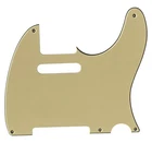 Pick Fits Vintage 5-hole Fender Telecaster Guitar Pickguard ,Vintage Yellow