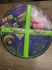 Grave Digger Disc Green TOY BOOMERANG FRISBEE Vintage Monster Jam Truck
