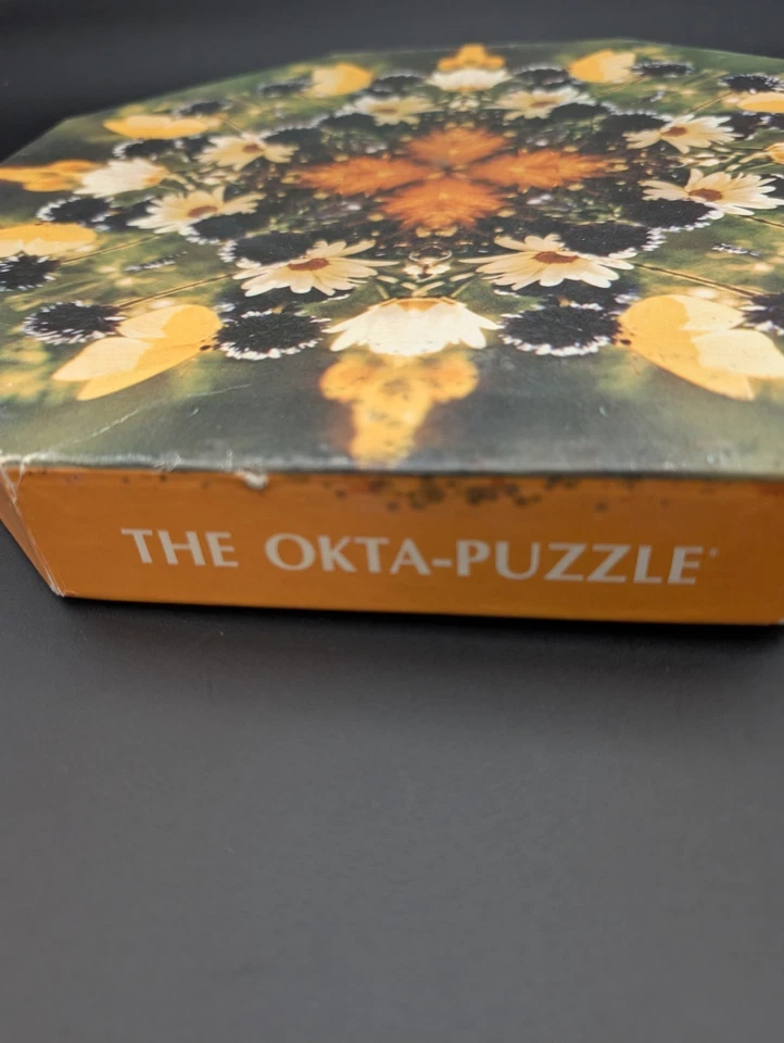 Rompecabezas Springbok Okta vintage años 70 "caleidoscopio floral" 500 piezas RARO Foto 3 de 4