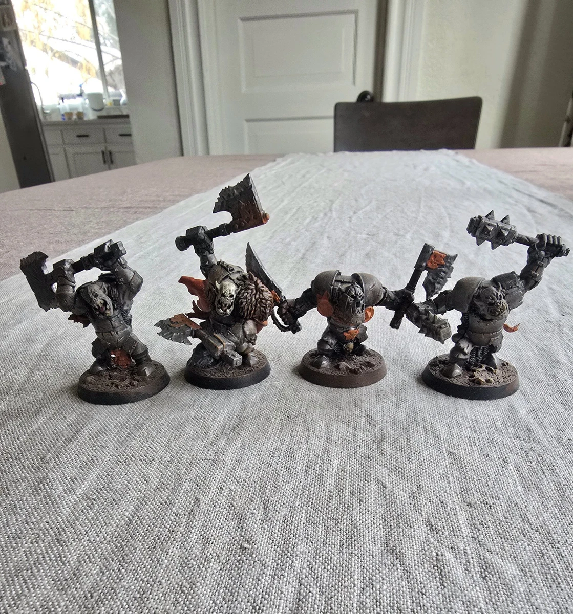 Figurine Warhammer Orc Boss Bawla Burk - Édition Limitée - NIB - Peinte