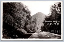 Postcard Coburn PA Chocolate Drop Mountain on Route 14 RPPC