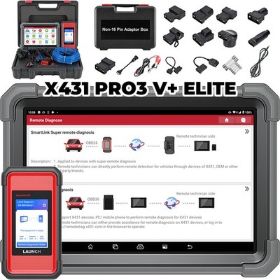 LAUNCH X431 PRO3S+ Elite PRO 5 PAD 7 KFZ OBD2 Diagnosegerät J2534 ECU Programm