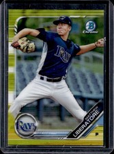 2019 Bowman Matthew Liberatore Chrome Prospects Yellow Refractor #/75