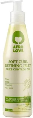 Afro Love Hair Frizz Jelly - Soft Curl Defining Jelly Frizz Control Gel