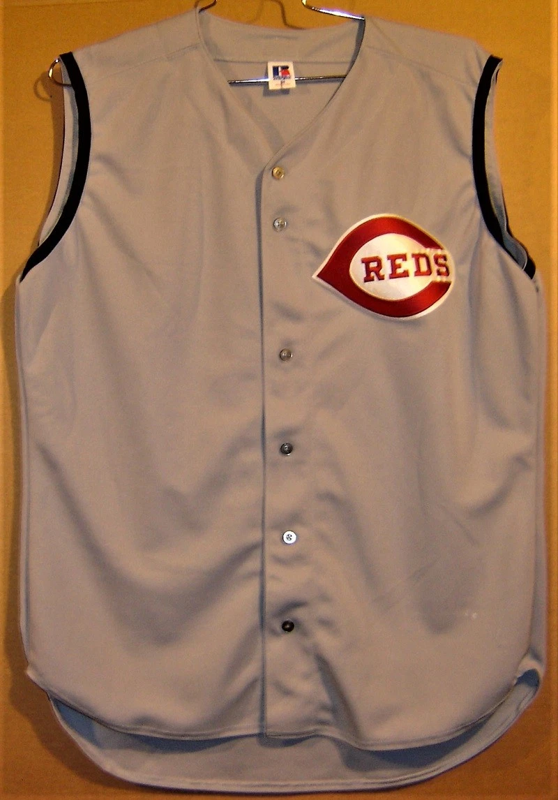 cincinnati reds button down jersey