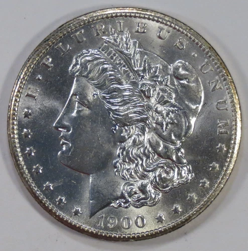 1900-O Morgan Dollar - AU/Unc