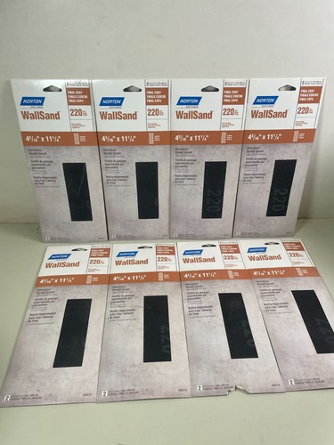 Norton WallSand 220 Grit 4-3/16" X 11-1/4" Drywall Sanding Screen (8x 2pk) 04173 - Picture 2 of 7