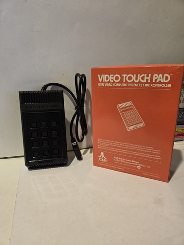 Atari 2600 STAR RAIDERS rare Game + Manual + Overlay + Touch Pad w/ Big Box, - Picture 10 of 16