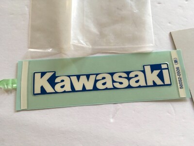KAWASAKI FUEL TANK DECAL 2005 ZX-6R ZX636-C1 BLUE 56052-0506