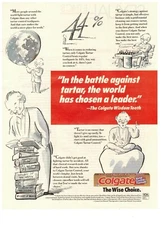 Colgate Tartar Control Formula The Wise Choice Vintage 1988 Print Advertisement