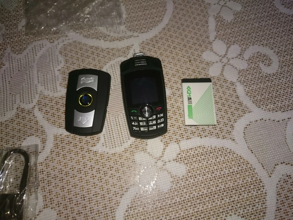 Micro cellulare phone portachiave phone tipo forma chiave BMW Micro Phone Mini - Photo 4/4