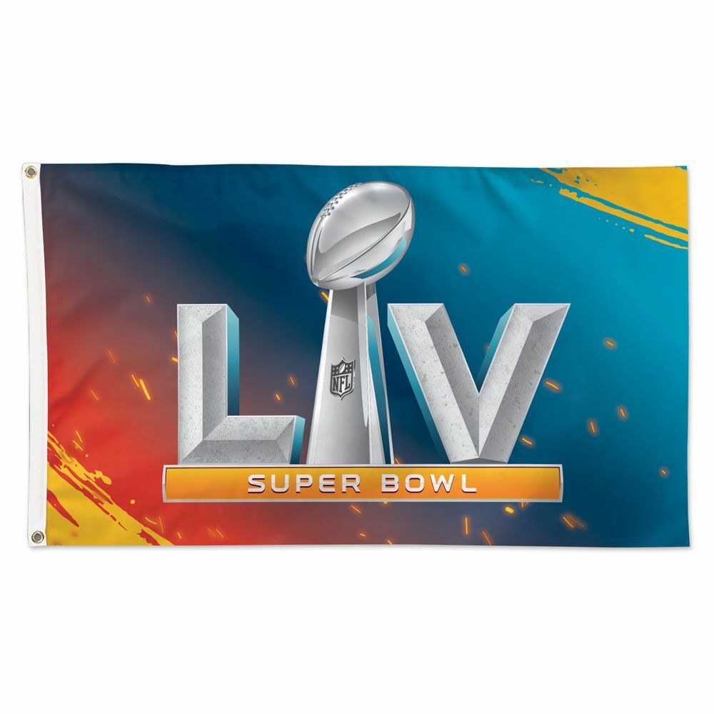 Super Bowl 55 Tampa Florida 2021 NFL Logo 3x5 Flag