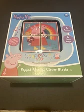 WOW STUFF Peppa Pig Musical Puzzle Blocks  Pre-School Learning Toy That Plays