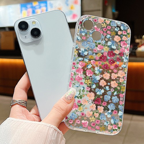 For iPhone 15 Pro Max 14 13 12 11 XS 7 8 Floral Butterfly ShockProof Case Cover - Picture 2 of 17