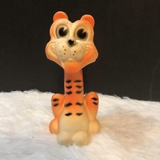 Formulette Company 1962 Vintage Tiger Squeaky Toy Made In The USA Still Squeaks