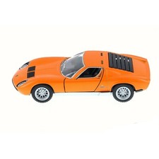 5390. 5 inch Lamborghini Miura P400 1/34 Scale Diecast Model by Kinsmart - ORANG