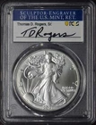 2021 T2 American Silver Eagle - PCGS MS70 FDOI Rogers Signed - ✪COINGIANTS✪