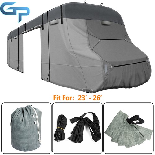 Waterproof RV Cover Storage Anti-UV For 23'-32' Class C Motorhome Trailer Camper - Picture 19 of 21