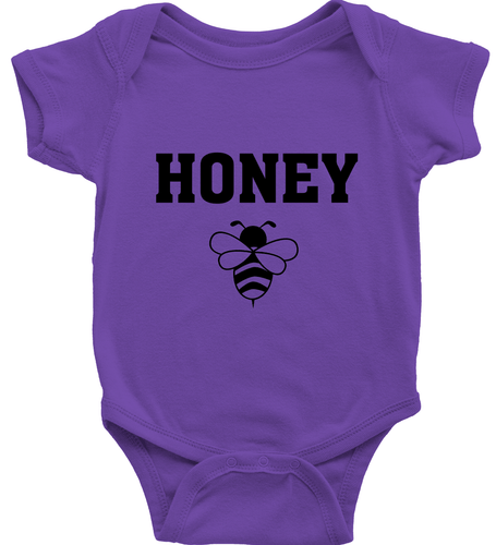 Honey Toddler Kids Tee T-Shirt Baby Bodysuit Clothes Gift Bee Sweet Honey Bee - Picture 22 of 36